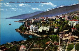 T2/T3 1912 Abbazia, Opatija; Blick Vom Rathaus Mit MOnte Maggiore - Non Classificati