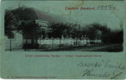 * T3 1899 (Vorläufer) Dárda, Királyi Járásbíróság Este. Rechnitzer Ottokár 70. / Court At Night (Rb) - Unclassified