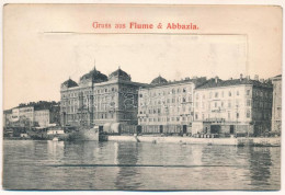 ** T2/T3 Fiume & Abbazia, Rijeka & Opatija; Leporellocard With 10 Images. Giacomo M. Kohn (fl) - Zonder Classificatie