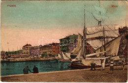 T2/T3 1915 Fiume, Rijeka; Molo / Port (EK) - Zonder Classificatie