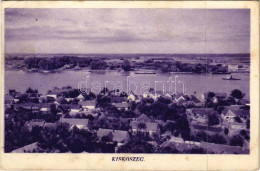 T2/T3 1942 Kiskőszeg, Batina (Darázs, Draz); Látkép. Borkovits Nándor Kiadása / General View (fl) - Ohne Zuordnung