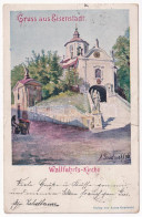 T3 1899 (Vorläufer) Kismarton, Eisenstadt; Wallfahrts-Kirche / Kegytemplom / Pilgrimage Church S: Anton Gradwohl (szakad - Zonder Classificatie
