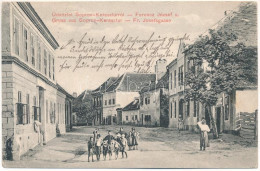 T2/T3 1913 Sopronkeresztúr, Németkeresztúr, Deutschkreutz Bei Oedenburg; Franz Josefsgasse / Ferenc József Utca / Street - Unclassified