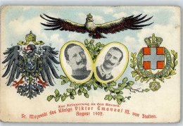 51525205 - Koenig Viktor Emanuell III. Kaiser Wilhelm II. - Familias Reales