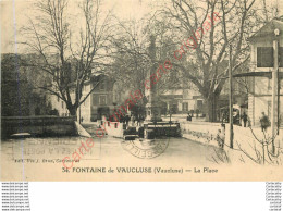 FONTAINE DE VAUCLUSE .  La Place . - Autres & Non Classés