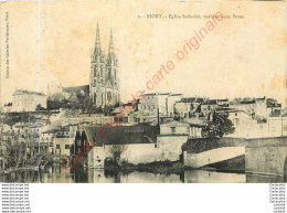 79.  NIORT .  Eglise St-André Vue Des Vieux Ponts . - Niort