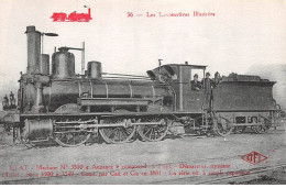 Chemins De Fer - N°86003 - Les Locomotives Illustrées 36 - Etat Machine N°3510 Auzance - Trenes