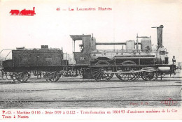 Chemins De Fer - N°85985 - Les Locomotives Illustrées 48 - P.O. Machine 0-110 - Eisenbahnen