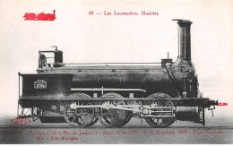 Chemins De Fer - N°85990 - Les Locomotives Illustrées 40 - P.L.M. Machine N°1736 Rio De Janeiro - Eisenbahnen