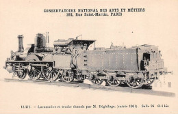 Chemins De Fer - N°85976 - Conservatoire National Des Arts Et Métiers - 13.411 - Locomotive ... M. Déghilage - Treinen