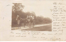 39 - N°85860 - Forêt De CLAIRVAUX - Promenade En Famille Dans Une Calèche - Carte Photo - Clairvaux Les Lacs