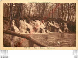 38.  VIZILLE . Parc Du Château . La Cascade . - Vizille