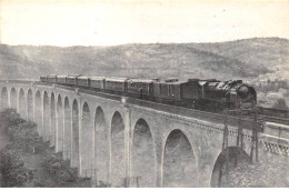 46 - N°86084 - Région Du Sud-Ouest (ex PO) 5 - Le 55 ... Remorqué Par La 240.707 Sur Le Viaduc De La Borrèze - Altri & Non Classificati