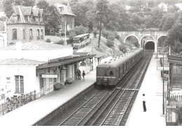 92 - N°86053 - SEVRES VILLE D'AVRAY - Train En Gare - Camion Huet - Cliché J. Bazin N°55 Vue 4 - Photo Souple - Sevres