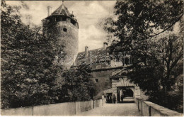 * T2/T3 1928 Városszalónak, Stadtschlaining; Schloss-Eingang / Vár Bejárata, Várkapu / Castle Gate (EK) - Non Classés