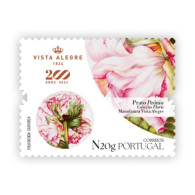 Portugal ** & 200 Years Of Vista Alegre, Peony Plate, Flores Collection, Manufatura Vista Alegre 1824-2024 (71999) - Sonstige & Ohne Zuordnung