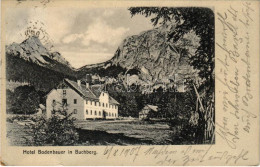 T2/T3 1907 Buchberg (Sankt Ilgen, Steiermark); Hotel Bodenbauer In Buchberg (EK) - Sin Clasificación