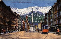 T2/T3 1917 Innsbruck (Tirol), Maria Theresienstraße / Street View, Tram (EK) - Ohne Zuordnung