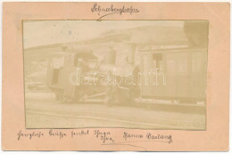 T2/T3 1901 Schneebergbahn, Locomotive, Train. Photo Glued To Postcard (EK) - Unclassified