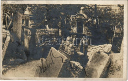 T3 1914 Praha, Prag; Alter Jüdischer Friedhof / Jewish Cemetery (gyűrődések / Creases) - Unclassified