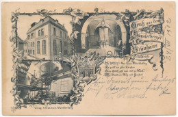 * T3 1902 Ziebice, Münsterberg; Gruß Aus Dem Münsterberger Brauhaus A. Ulbrich / Brewery, Beer Factory, Interior, Coat O - Non Classés
