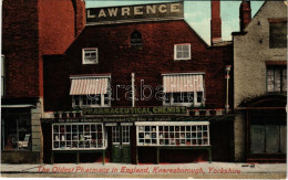 * T2/T3 Knaresborough, Lawrence Pharmaceutical Chemist. The Oldest Pharmacy In England (established 1720) (EK) - Ohne Zuordnung