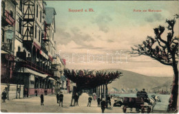 T4 1911 Boppard, Partie Am Rheinquai / Riverside, Street View (pinhole) - Non Classificati