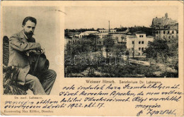 T2/T3 1922 Dresden, Weisser Hirsch (Weißer Hirsch); Sanatorium Dr. Lahmann, Dr. Med. Lahmann (EK) - Unclassified