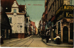 T2/T3 1913 Kiel, Holsten-Strasse / Street View, Tram, Shops (EK) - Unclassified