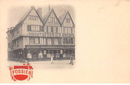 51 - N°87186 -reims- Magasin Biscuits Fossier - Publicité - Carte Photo - Reims