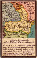 ** T4 Megnézi Ön Naponta A Pesti Hírlap Háborús Térképeit? A Romániai Háború Térképe. Kiadja A Pesti Hírlap / WWI Map Of - Zonder Classificatie