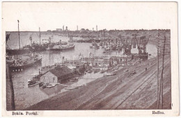T3 1917 Braila, Portul / Haffen / Port, Ships (kis Szakadás / Small Tear) - Non Classés