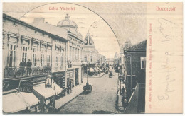 T2/T3 1906 Bucharest, Bukarest, Bucuresti, Bucuresci; Calea Victoriei, Magasin No. 100, Sava Pavel / Street, Shops (smal - Unclassified