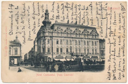 T4 Bucharest, Bukarest, Bucuresti, Bucuresci; Hotel Continental, Piata Teatrului / Square, Hotel, Shops (EM) - Unclassified