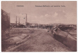 * T2/T3 1918 Campina, Petroleum-Raffinerie Und Zerstörte Tanks / Petroleum Refinery, Oil Factory, Destroyed Tanks, WWI M - Sin Clasificación