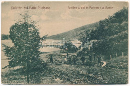 T2/T3 1931 Pucioasa, Baile Pucioasa; Fantana Cu Apa De Pucioasa "La Sursa" / Spa, Spring Source, Well (worn Corners) - Ohne Zuordnung