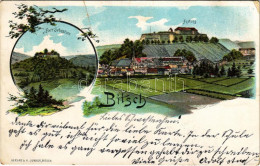 T3/T4 1906 Bitsch, Fort Sebastian, Festung / Fortress, Citadel. Verlag V. A. Junker Art Nouveau Litho (fa) - Non Classificati