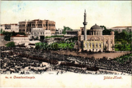 ** T2/T3 Constantinople, Istanbul; Yildiz Kiosk / Military Parade, Market (fl) - Non Classificati