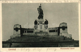 T2/T3 1926 Chernivtsi, Czernowitz, Cernauti, Csernyivci (Bukovina, Bukowina); Monumentul Unirii / Monument (EK) - Zonder Classificatie