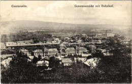 ** T2 Chernivtsi, Czernowitz, Cernauti, Csernyivci (Bukovina, Bukowina); Gesamtansicht Mit Bahnhof / General View With R - Ohne Zuordnung
