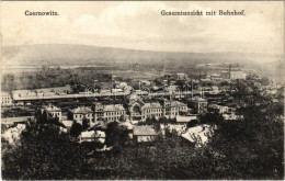 ** T2 Chernivtsi, Czernowitz, Cernauti, Csernyivci (Bukovina, Bukowina); Gesamtansicht Mit Bahnhof / General View With R - Zonder Classificatie