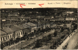 T3 Kolomyia, Kolomyja, Kolomyya, Kolomea; Rynek / Ringplatz / Market Square, Shops (EB) - Non Classés