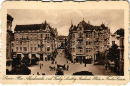 ** T2 Lviv, Lwów, Lemberg; Plac Akademicki I Ul. Fredry. / Academie Platz U. Fredro Gasse / Street View, Shops - Non Classés