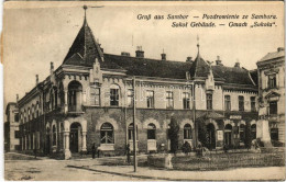* T2/T3 1916 Sambir, Szambir, Sambor; Sokol Gebäude / Gmach Sokola / Sokol Building (EK) - Ohne Zuordnung