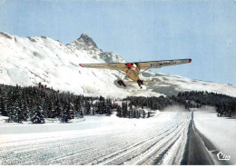 73 - SAN62074 - MERIBEL LES ALLUES - Sports D'Hiver - L'Altiport - Avion Au Décollage - Dent Du Burgin - CPSM 10x15 Cm - Other & Unclassified