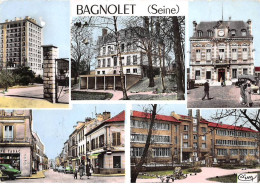 93 - SAN62467 - BAGNOLET - Cité De La Préfecture - Le Château - La Mairie - La Rue Sadi Carnot - Combier - CPSM 10x15 Cm - Bagnolet