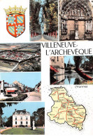 89 - SAN62319 - VILLENEUVE L ARCHEVEQUE - Vue D'ensemble - Combier - CPSM 10x15 Cm - Villeneuve-l'Archevêque