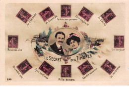 Représentations Timbres - N°87842 - Le Secret Des Timbres - Je T'attends, A Bientôt ... - Couple - Stamps (pictures)