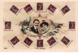 Représentations Timbres - N°87842 - Le Secret Des Timbres - Je T'attends, A Bientôt ... - Couple - Francobolli (rappresentazioni)