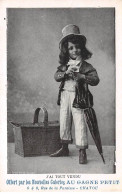 Enfants - N°87399 - J'ai Tout Vendu - Offert Par Les Nouvelles Galeries "Au Gagne Petit" - Carte Publicitaire - Humorous Cards